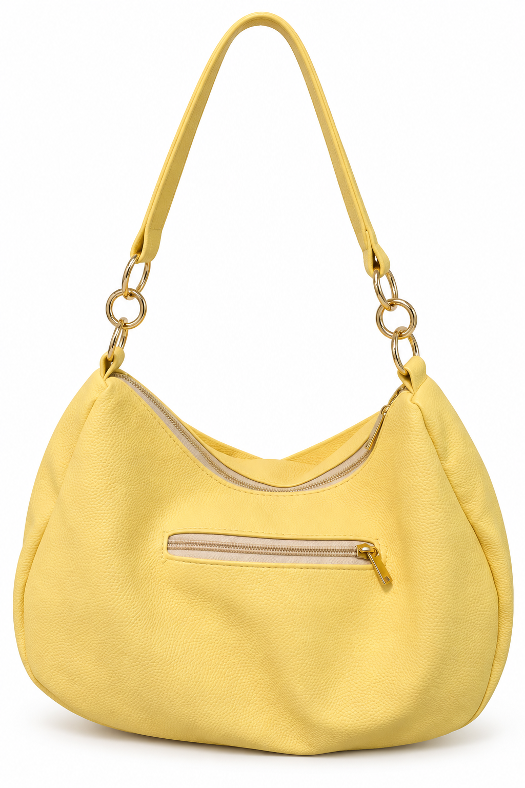 Eco Leather Woven Shoulder Bag