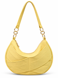 Eco Leather Woven Shoulder Bag