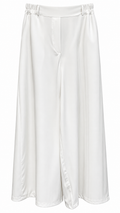 Satin-Look Wide-Leg Palazzo Pants