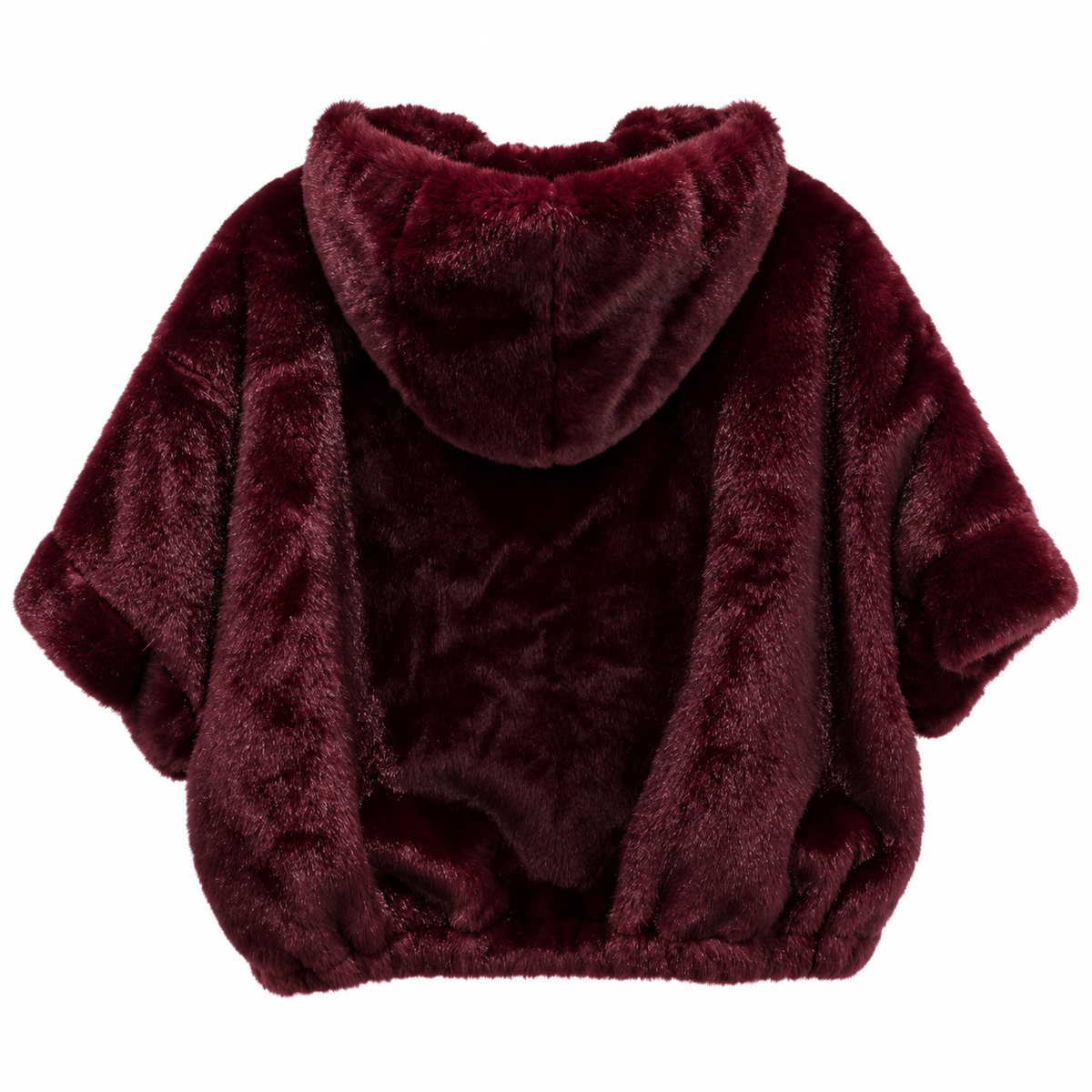 Hooded Faux Fur Jacket