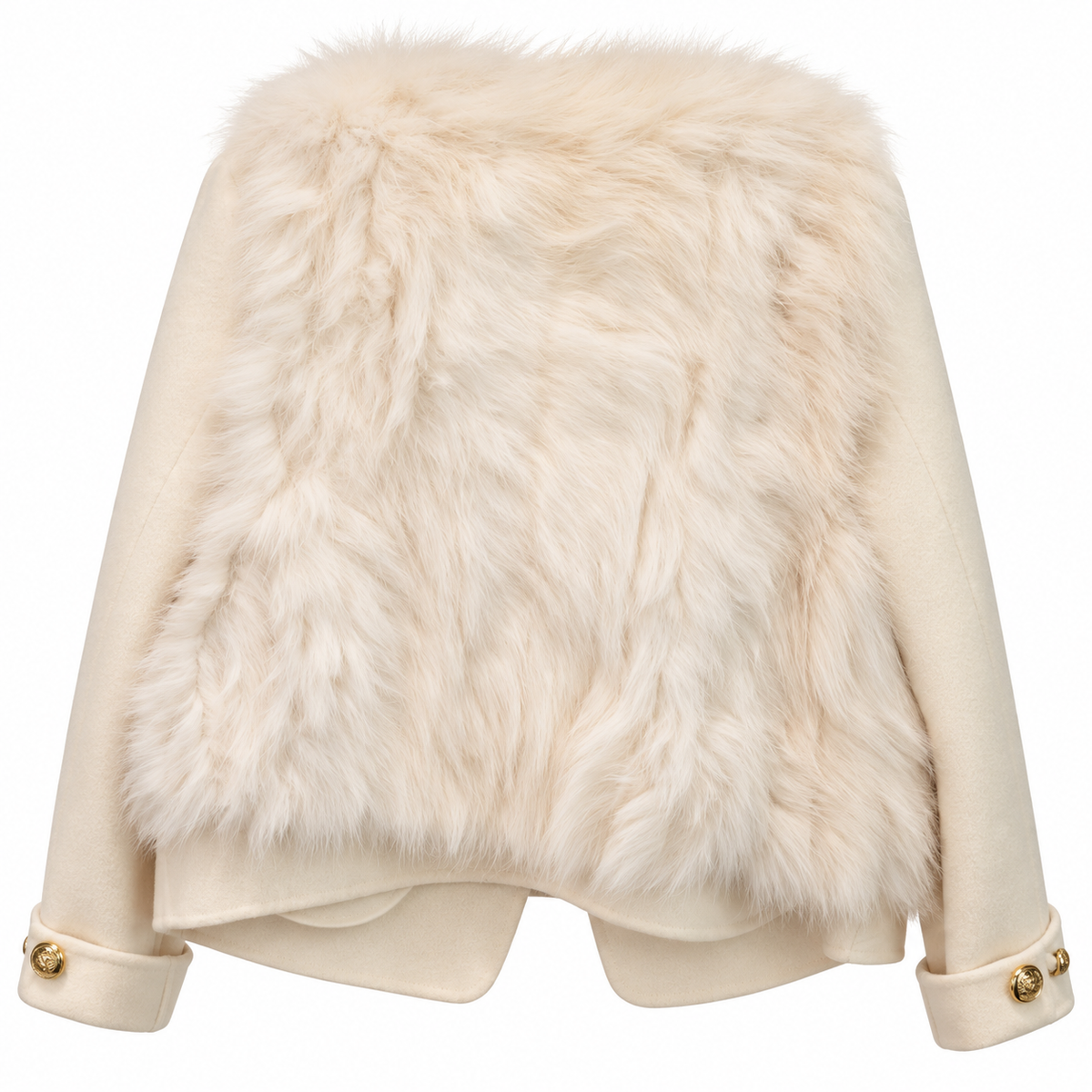 Jacket with Fur Vest
