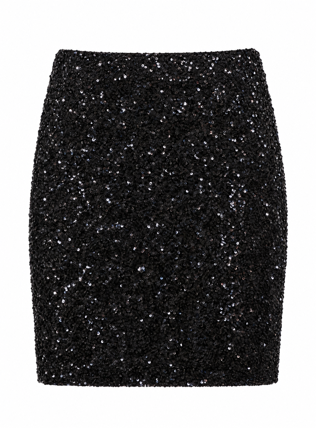 Velvet Sequin Mini Skirt