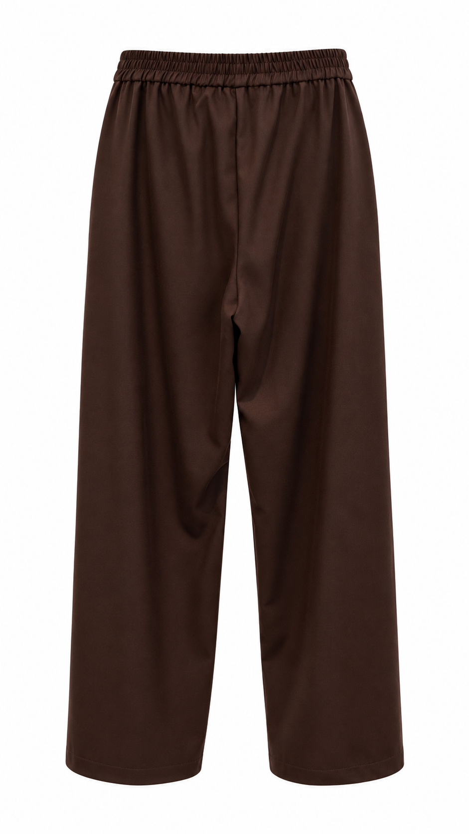 Tailored Wide-Leg Pleated Pants