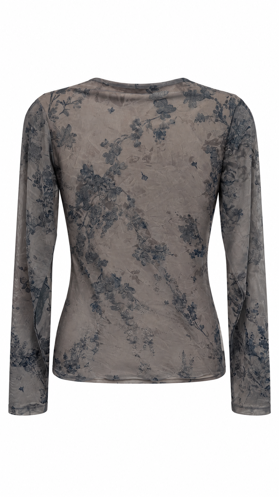 Floral Print Long Sleeve Blouse