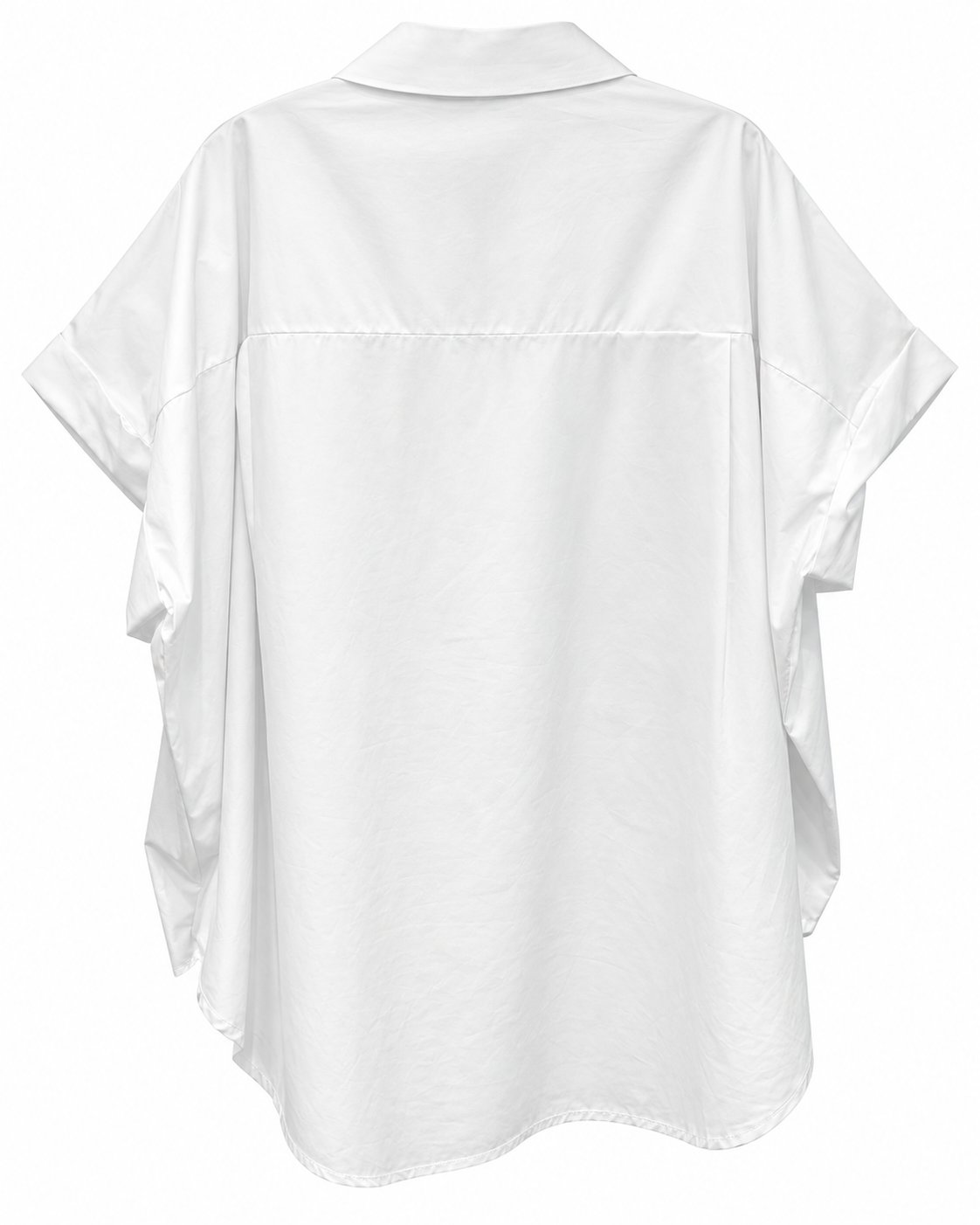 White Sequin Heart Embellished Shirt