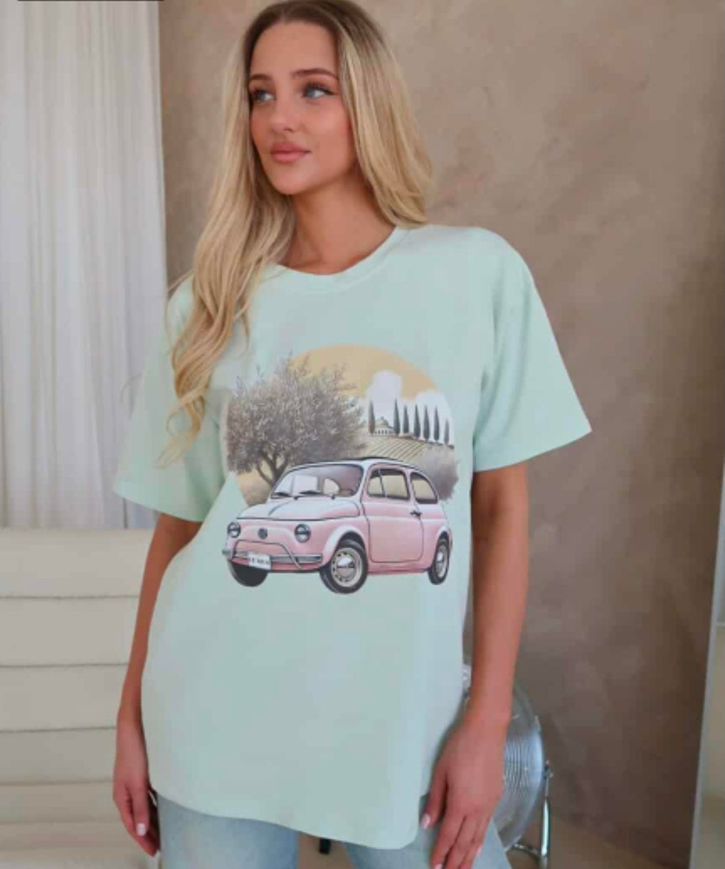 Mint T-shirt one size fits S/M/L