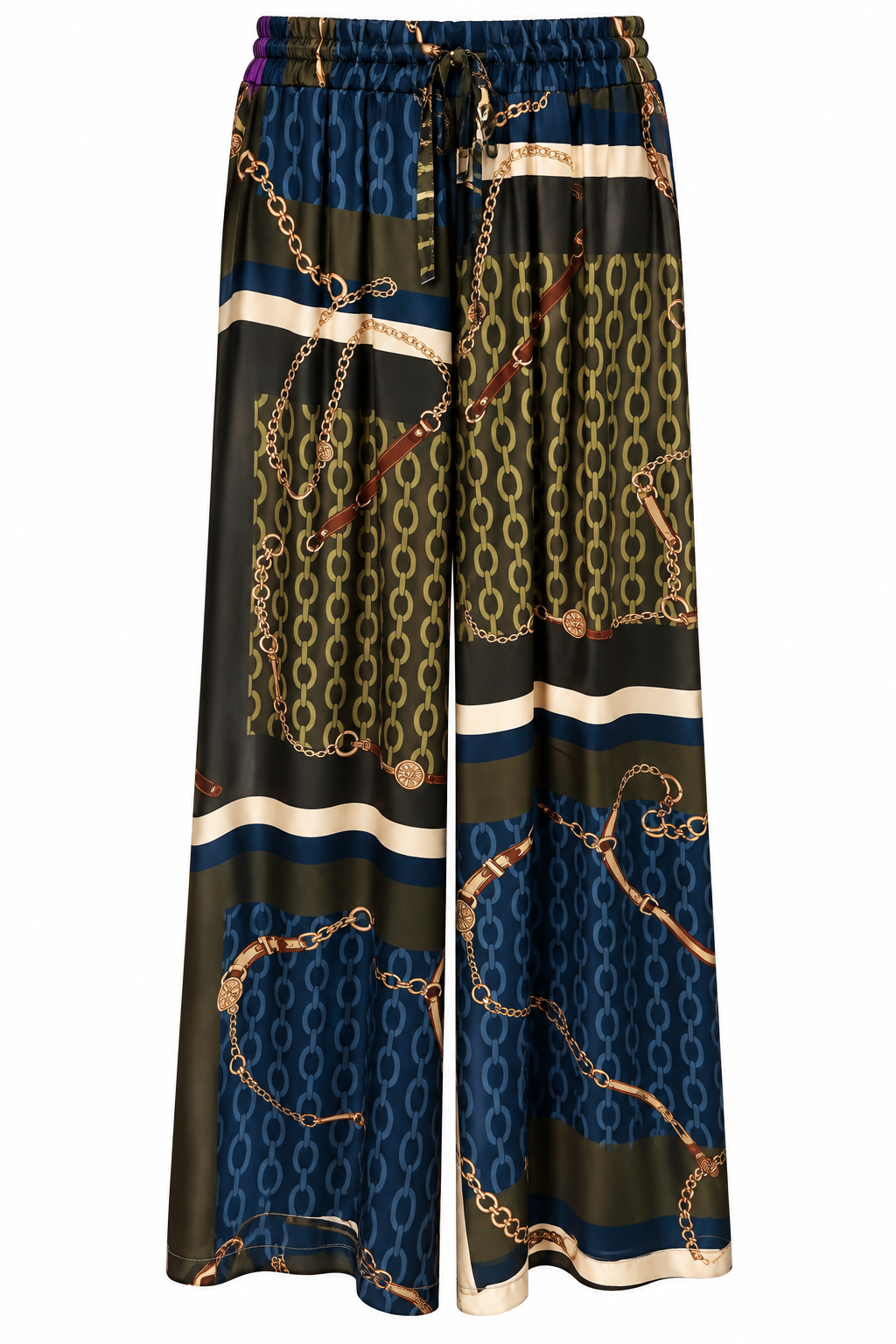 Luxe Chain Print Satin Co-ord Set