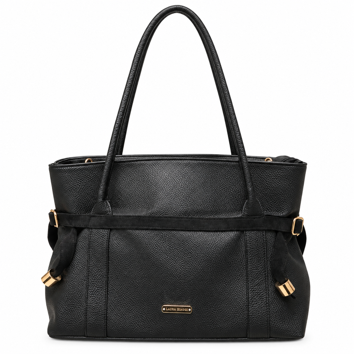 Black Eco Leather Tote Bag
