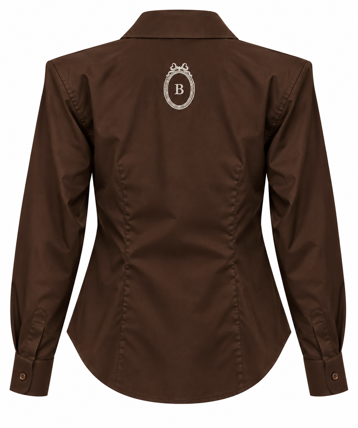 Rich Brown Button-Down Shirt – By o la la