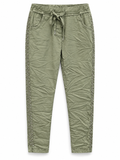 Olive Studded Magic Pants
