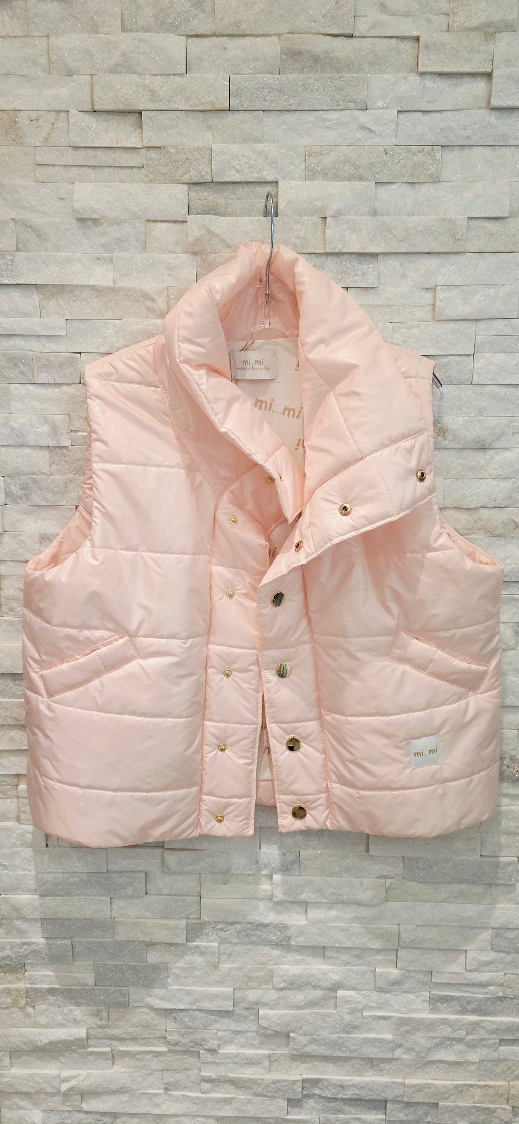 Pink Puffer Vest One Size fits S/M/L/XL