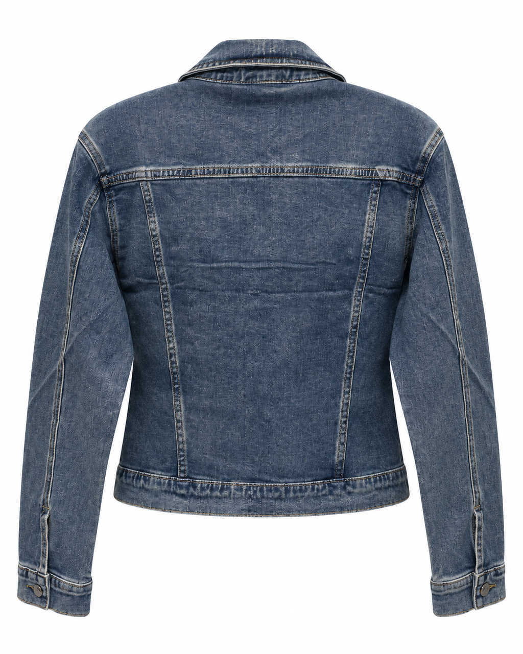 Dark Denim Jacket with Sparkle Details