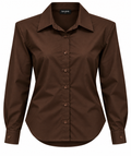 Rich Brown Button-Down Shirt – By o la la