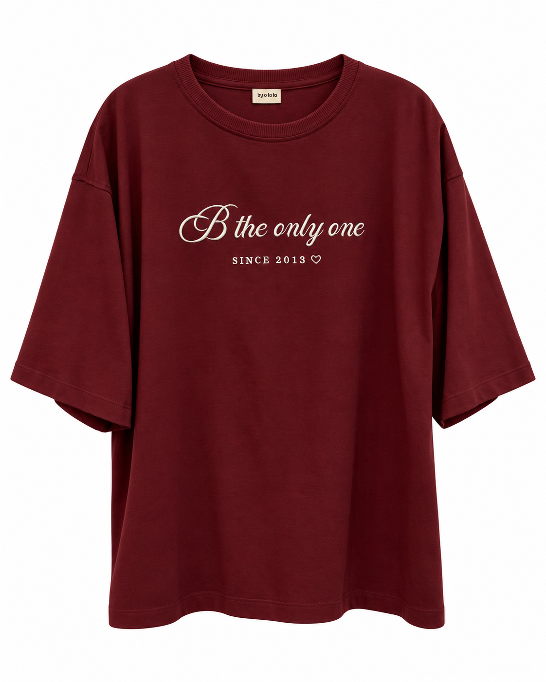 Burgundy Oversized Graphic Tee