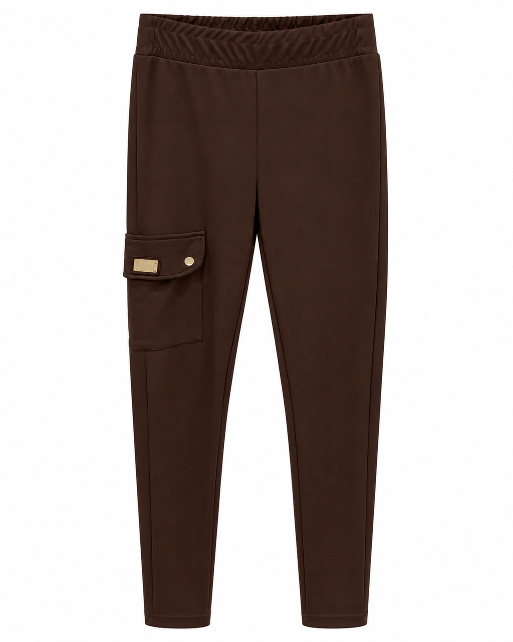 Chocolate Brown Cargo Joggers