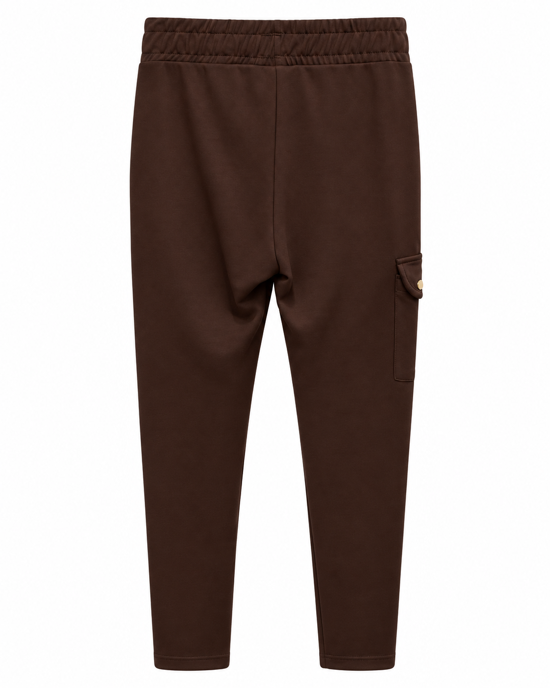 Chocolate Brown Cargo Joggers