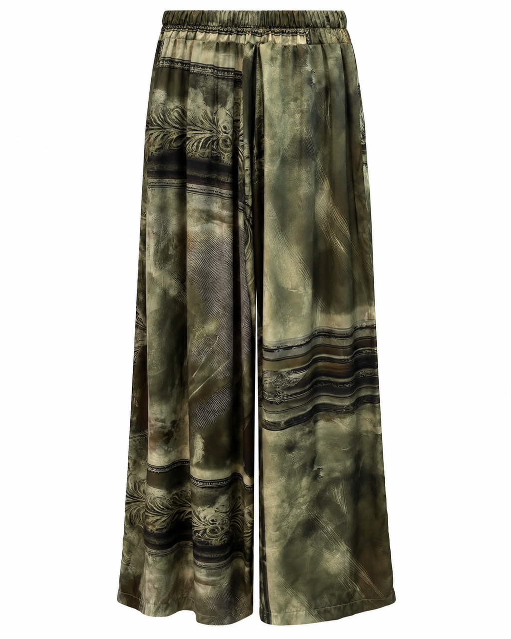 Marble Print Satin Co-ord Set