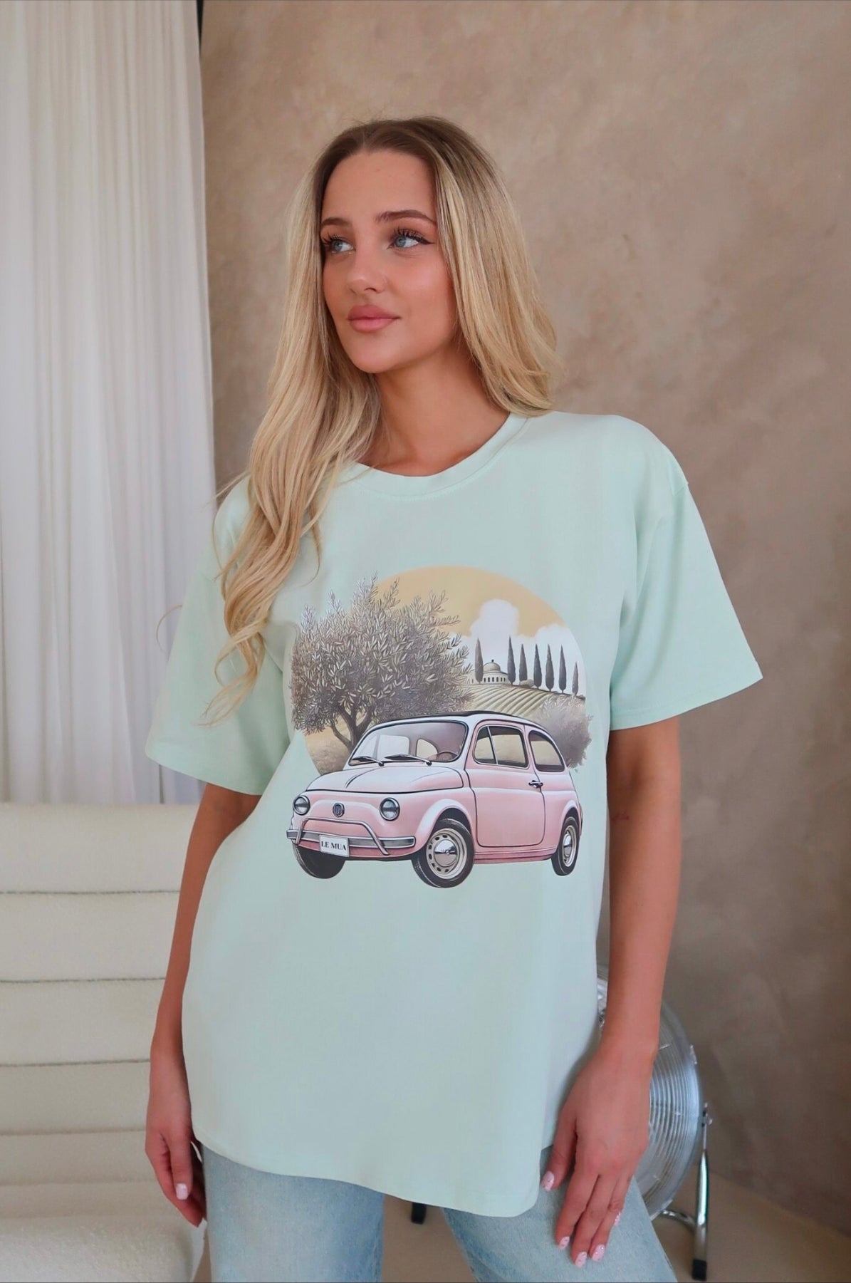 Mint T-shirt one size fits S/M/L