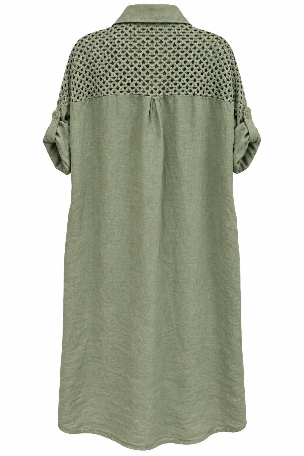 Green Sequin Heart Shirt Dress