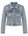 Crystal Rhinestone Denim Jacket